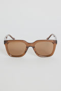 The Napoli Espresso Rounded Sunglasses bring a warm, modern feel to your everyday rotation. Designed in a rich espresso tone, the softly rounded square frame creates a sleek, flattering silhouette that suits every outfit. Finished with matching brown lenses for a cohesive, elevated look, this pair is all about understated cool and easy styling.

A timeless essential you’ll reach for season after season.

- Recycled Acetate

- UV Protection Category 3