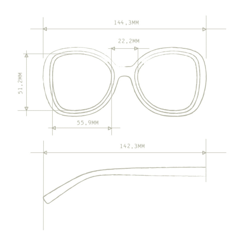 Okkia Anna Black/Black Sunglasses