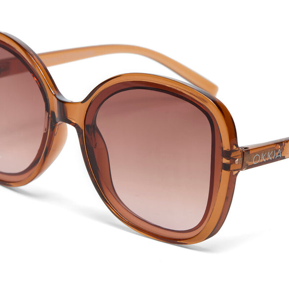 Okkia Anna Brown/Brown Sunglasses