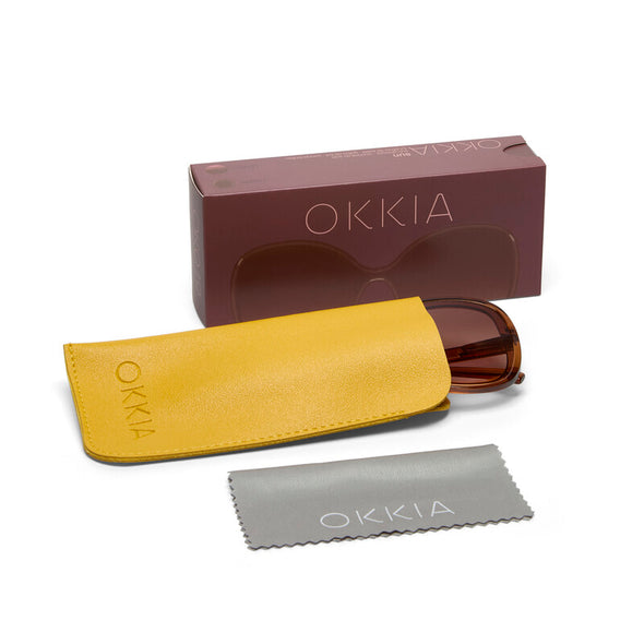 Okkia Anna Brown/Brown Sunglasses