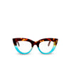 Category: Reading Glasses

Frame colour: Havana and Blue

Iconic Cat Eye silhouette with raised corners and large lenses

Crafted with OKKIA’s signature soft-touch material for comfort

Designed for clarity, comfort, and timeless style