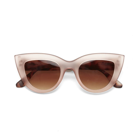 Okkia Claudia Pink/Havana/Brown Sunglasses