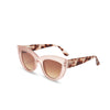 Frame colour: Pink Havana

Lens colour: Brown Gradient

Light Filter Category 3 (8–18% transmission) — ideal for bright sunlight

UV400 protection for complete eye safety

Signature Cat Eye silhouette with raised corners and large lenses