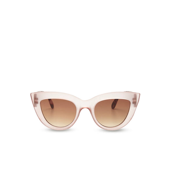 Frame colour: Pink Havana

Lens colour: Brown Gradient

Light Filter Category 3 (8–18% transmission) — ideal for bright sunlight

UV400 protection for complete eye safety

Signature Cat Eye silhouette with raised corners and large lenses