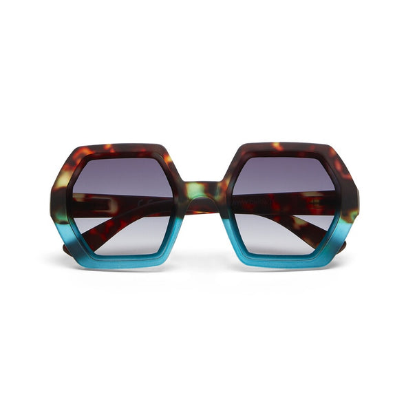 Okkia Emma Havana/Blue Sunglasses