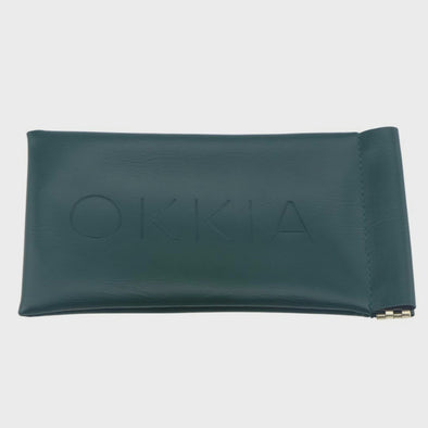 Okkia Glasses Case Petrol Green