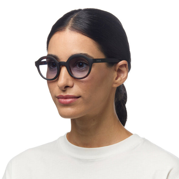 Okkia Lauro Havana/Blue Sunglasses