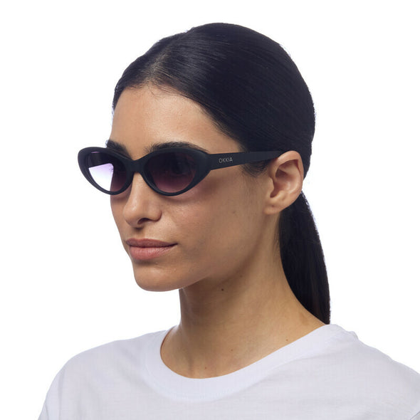 Okkia Lina Black/Black Sunglasses