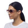 Okkia Lina Pink/Brown Sunglasses