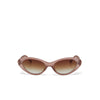 Okkia Lina Pink/Brown Sunglasses