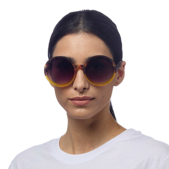 Okkia Monica Havana/Yellow Sunglasses