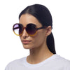Okkia Monica Havana/Yellow Sunglasses