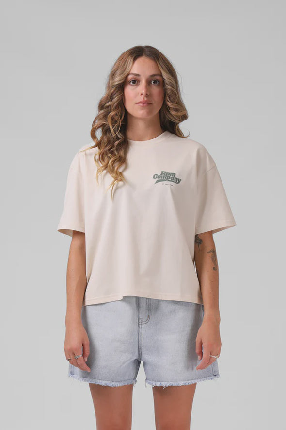 RPM MFG CO. Company Tee Vintage Cream