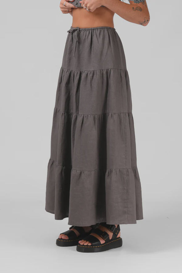 RPM MFG CO. Ruby Maxi Skirt Olive