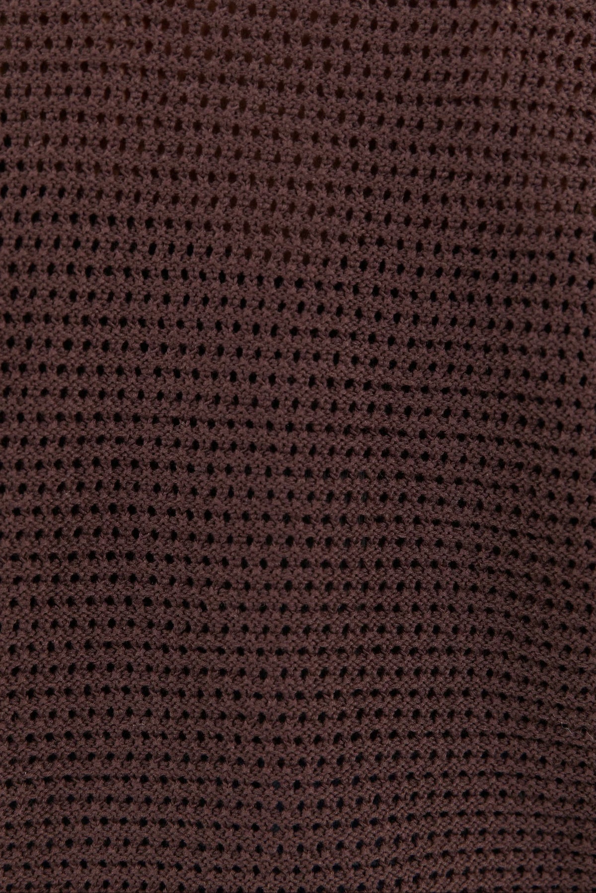 Re:Union Dawn Dark Chocolate Crochet Knit Jumper