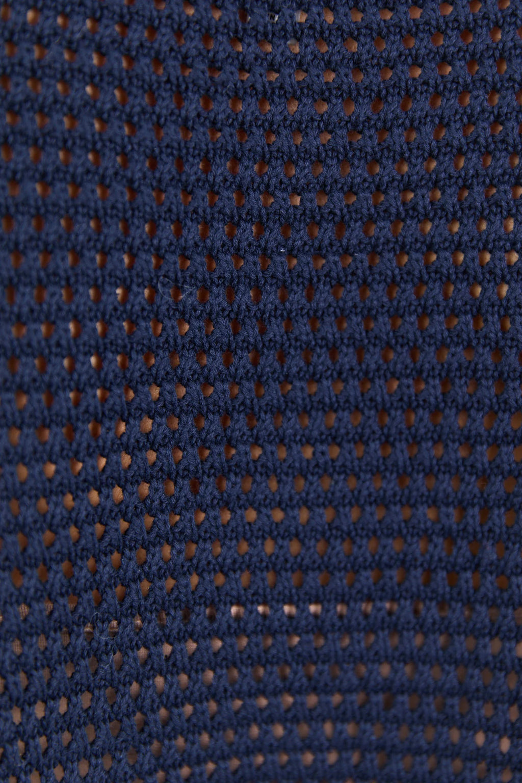 Dawn Ink Navy Crochet Knit Jumper