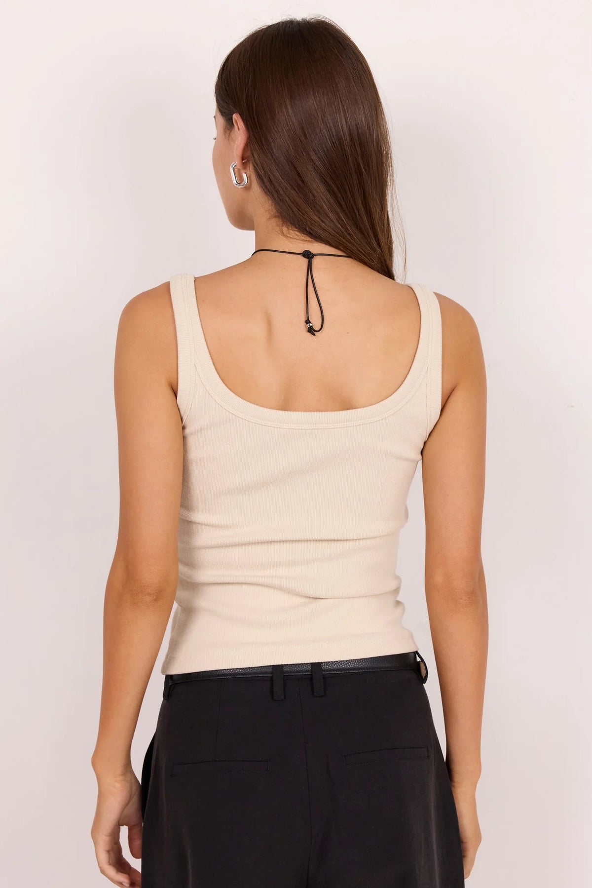 Re:Union Pebble Stone Rib Singlet Tank