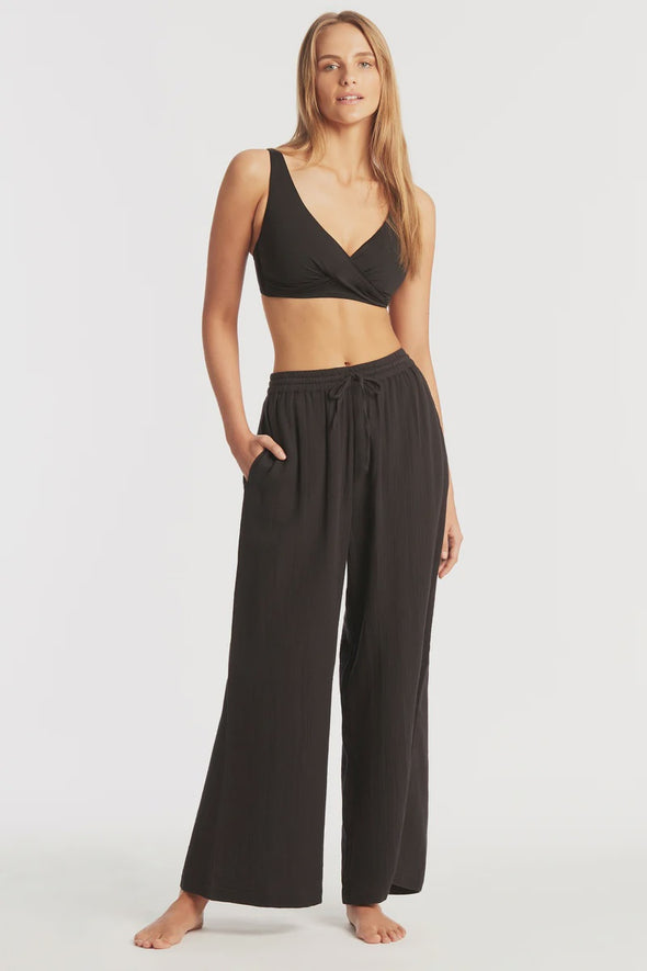 Sea Level Sunset Beach Pant Black