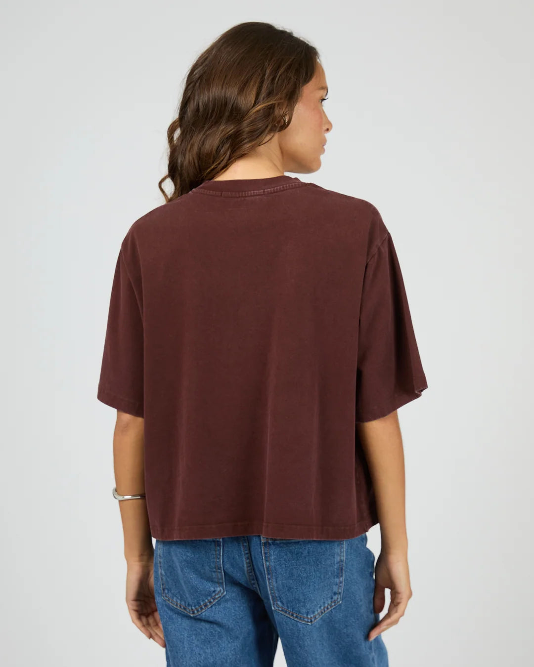 Silent Theory In Time Relaxed Tee Cherry