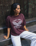 Silent Theory In Time Relaxed Tee Cherry