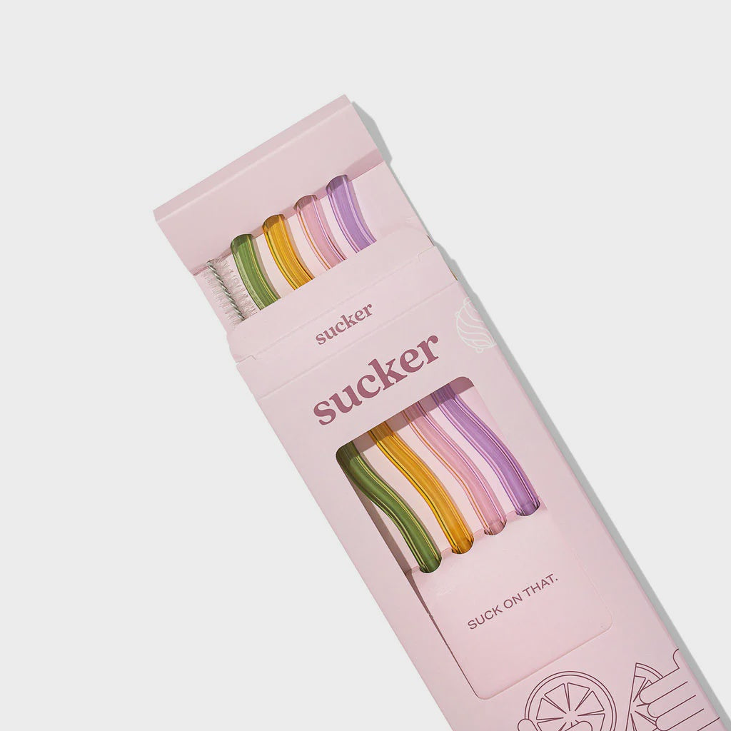Reusable glass straws will elevate your beverages, the sustainable way.
Eco-Friendly, Durable, Reusable, and Beautiful, what more could you want?
Don't be a sucker, suck on these instead!