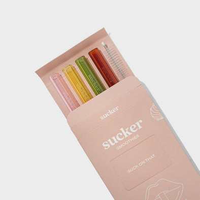 Reusable Smoothie Drinking Straws Multi Coloured