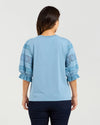 Seduce Amber Top Blue