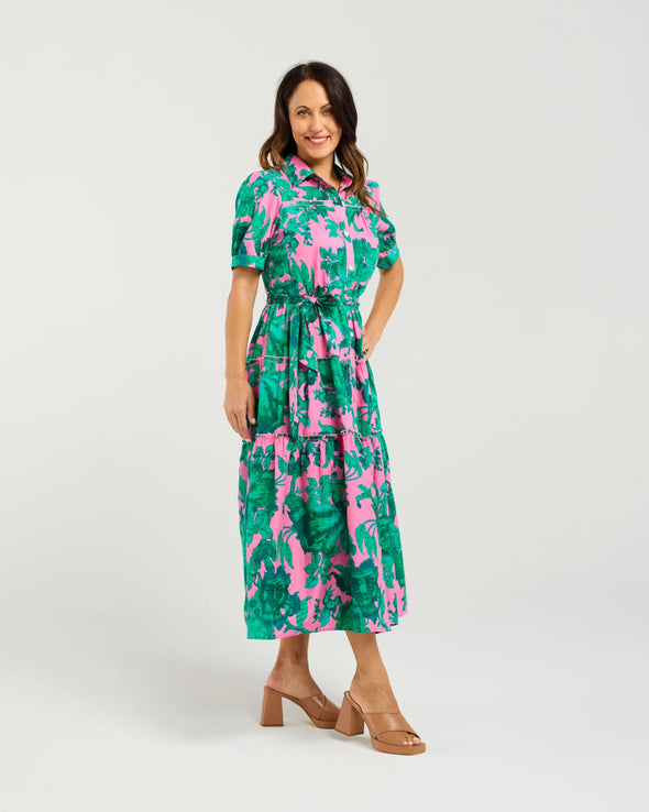 Seduce Elsie Dress Pink Jungle