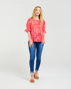 Seduce Sadie Top Abstract Blush
