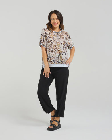 Seduce Zoe Top Sage Mosaic