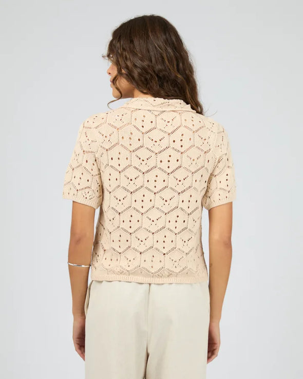 Delicate crochet design for an airy, textured look

Lightweight and breathable for warm-weather comfort

Relaxed fit for easy layering

Timeless silhouette with endless styling options

Perfect paired with denim, skirts, or layered dresses

Crafted with Silent Theory’s signature laid-back edge