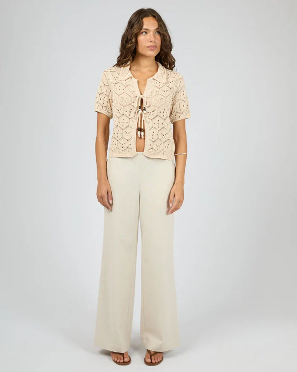 Delicate crochet design for an airy, textured look

Lightweight and breathable for warm-weather comfort

Relaxed fit for easy layering

Timeless silhouette with endless styling options

Perfect paired with denim, skirts, or layered dresses

Crafted with Silent Theory’s signature laid-back edge