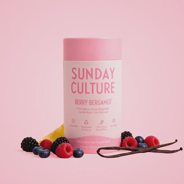 Sunday Culture 300g Sand Wax Berry Bergamot