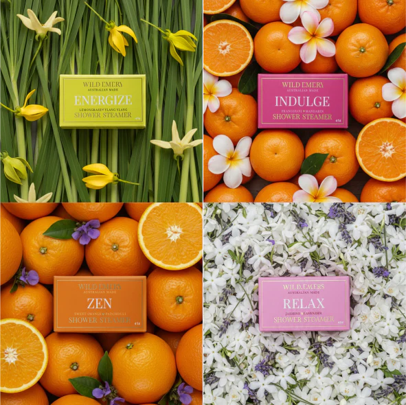 How to use: For best results simply place your shower steamer on your shower caddy, on a niche or ledge, or in a soap on the floor where hot shower spray can activate the shower steamer and release the aroma of its essential oils into the air.