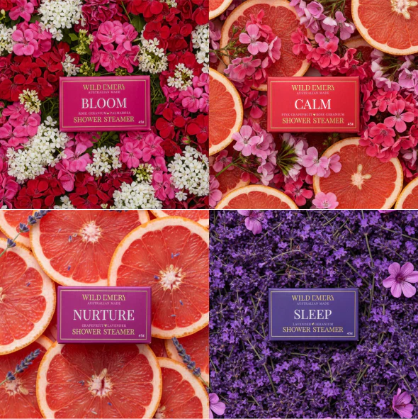 How to use: For best results simply place your shower steamer on your shower caddy, on a niche or ledge, or in a soap on the floor where hot shower spray can activate the shower steamer and release the aroma of its essential oils into the air.