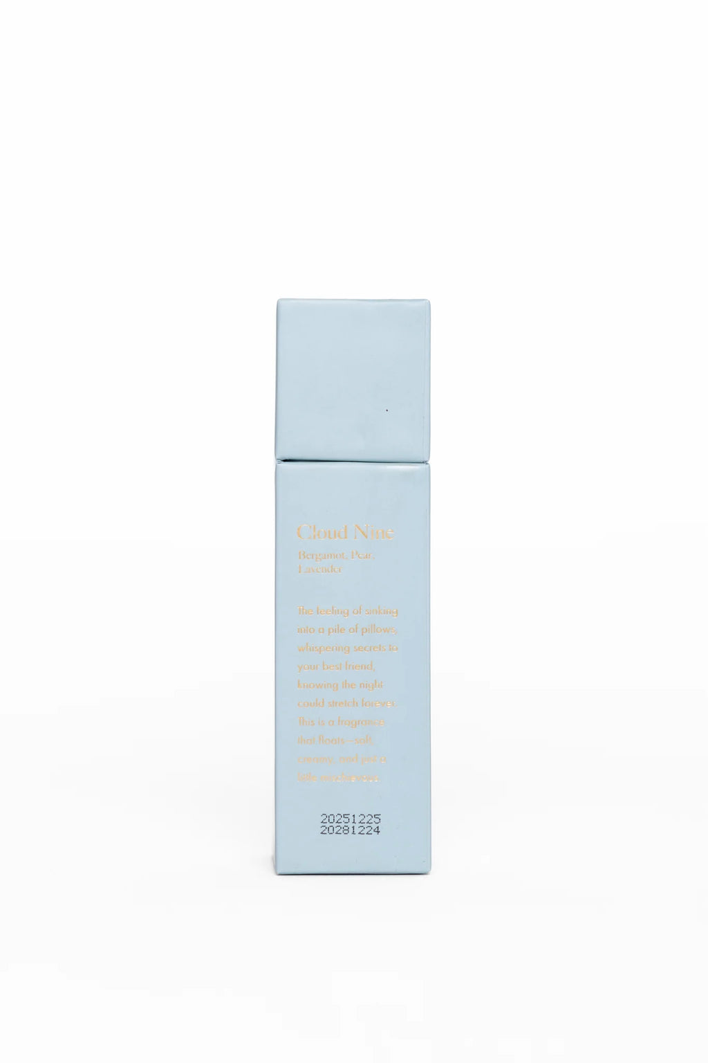 The feeling of sinking into a pile of pillows, whispering secrets to your best friend, knowing the night could stretch forever. This is a fragrance that floats - soft, creamy, and just a little mischevious.

- Notes of bergamot, pear &amp; lavender
- 10ml glass spray bottle, perfect for on-the-go
- Makes a thoughtful gift or signature scent