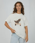 Stay cool and comfy in the All About Eve Montana Relaxed Tee, made from 100% soft cotton. With its easygoing fit and eye-catching graphic print, this tee brings laid-back vibes with a stylish twist—perfect for those days when you want to look effortlessly cool while keeping it casual.