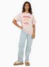 The Palermo Relaxed Tee adds a bold splash of fun to your wardrobe with its vibrant pink base, eye-catching red text, and a playful grapefruit graphic that brings a fresh, zesty vibe. Crafted from soft 100% cotton with a relaxed fit and crew neckline, it’s perfect for effortless everyday style. Pair it with your favorite denim or wide-leg pants for a standout, comfortable look that’s ready to brighten any day.