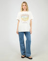 The Rocky Mountains Relaxed Tee wraps you in soft 100% cotton comfort, spotlighting a vintage-style Colorado peaks graphic that’s faded just like your best adventure stories. With its easy, relaxed fit, this tee effortlessly teams up with denim, joggers, or athleisure for a chill, timeless vibe that’s as bold as the mountains themselves.