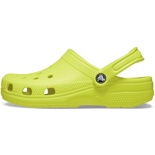 The Crocs classic clog in vibrant Acid Lime green