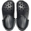 the classic croc clog in black. A versatile and easy wearing shoe