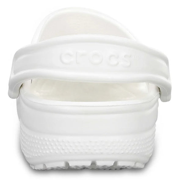 Original. Versatile. Comfortable. It’s the iconic clog that started a comfort revolution around the world! The go-to comfort shoe that you're sure to fall deeper in love with day after day. Crocs Classic Clogs offer lightweight Iconic Crocs Comfort™, a color for every personality, and an ongoing invitation to be comfortable in your own shoes. The Classic clog in white Colour
