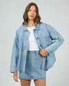 Meet your new outfit hero: the Dale Shacket. Made from sturdy cotton rigid denim, this long-fit wonder adds an effortless cool vibe, complete with handy front chest pockets for all your essentials. Perfect for layering up and leveling up your style game!