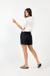 Introducing the Drama Selfless Short - a versatile and effortlessly stylish addition to your wardrobe. Crafted from high-quality linen, these shorts feature a unique curved pocket detail and a convenient self-tie belt. Designed with your comfort in mind, these shorts are easy to wear and perfect for any occasion.