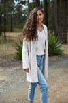 Discover the perfect fusion of style and softness with the Alawa Cardigan, boasting an open-style design in a relaxed, everyday fit. This knit cardigan ensures comfort with its ultra-soft construction, making it an excellent addition to your capsule wardrobe. Create a layered look by throwing it over a knit top and leggings, adding a scarf to complete the look.