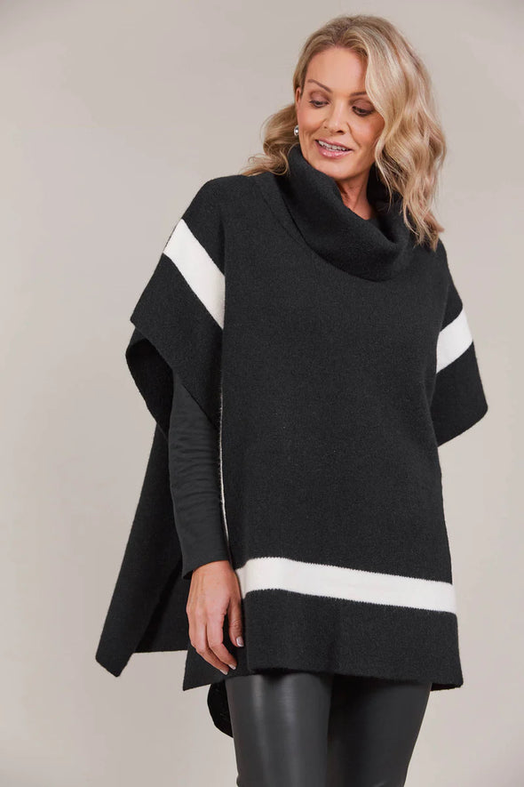 Rolled turtle neck
Elbow length sleeves
Side vents
High-low hem
Relaxed fit
42% Acrylic, 30% Polyester, 28% Nylon
One Size