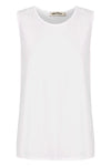 The Verano Tank is all about comfort and versatility, crafted with soft and stretchy cotton. Its sleeveless design and relaxed silhouette make it ideal for standalone wear or layering to elevate an outfit. With its adaptable style, the Verano Tank pairs effortlessly with jeans for a casual vibe or tucked into a maxi skirt or wide-leg trousers for a more polished look.