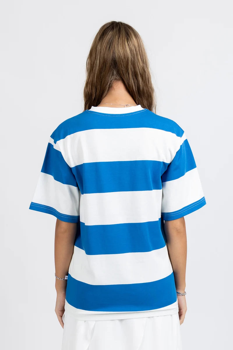 Federation Striped Tour Tee Harbour/White