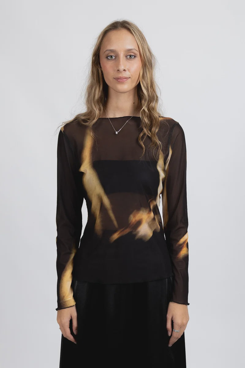 Federation Iris Long Sleeve Black