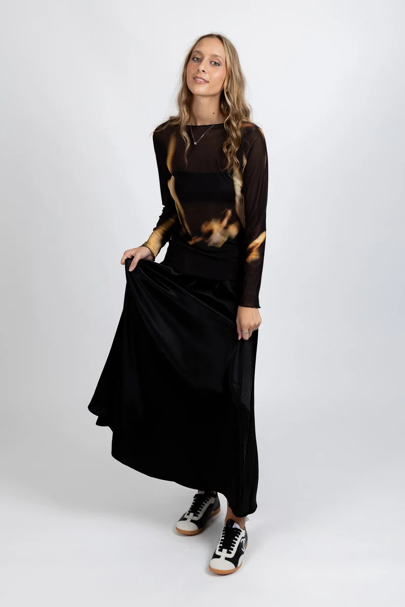 Federation Iris Long Sleeve Black